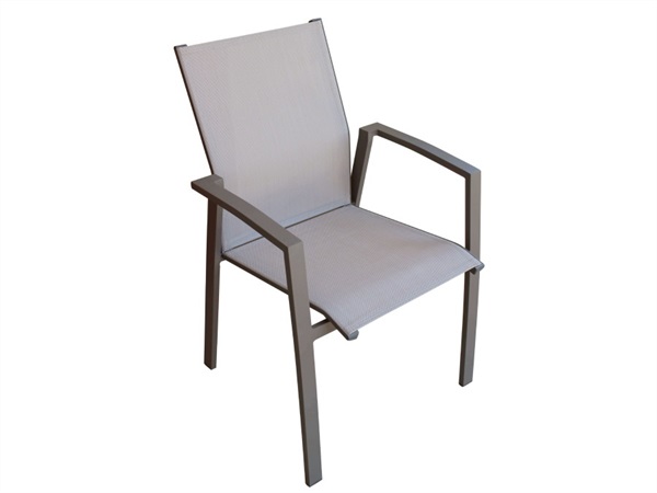 MAGAZZINI COSMA S.P.A. SET 8 POLTRONE MAILI IMPILABILI taupe