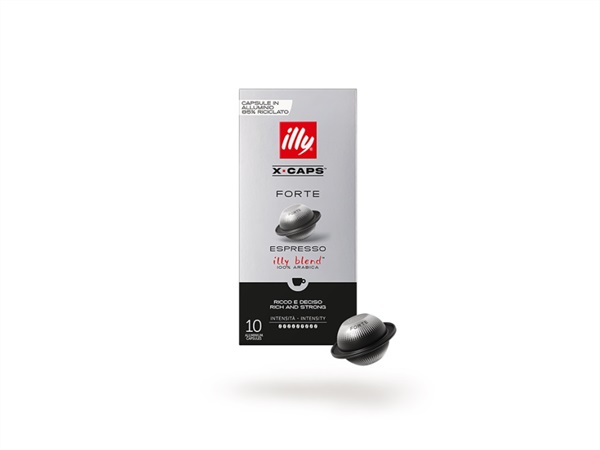 ILLYCAFFE' S.P.A 10 capsule - X-CAPS di caffè tostato FORTE