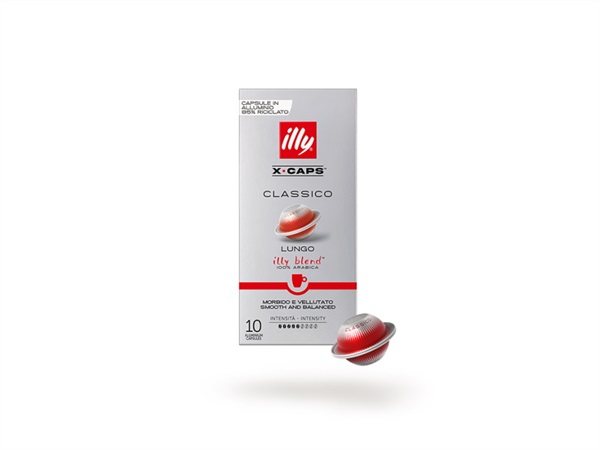 ILLYCAFFE' S.P.A 10 capsule - X-CAPS di caffè tostato CLASSICO lungo