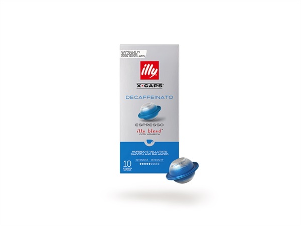 ILLYCAFFE' S.P.A 10 capsule - X-CAPS di caffè tostato DECAFFEINATO