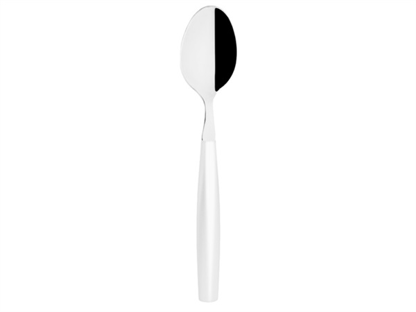 ABERT Exagona, set 6 cucchiai tavola, bianco