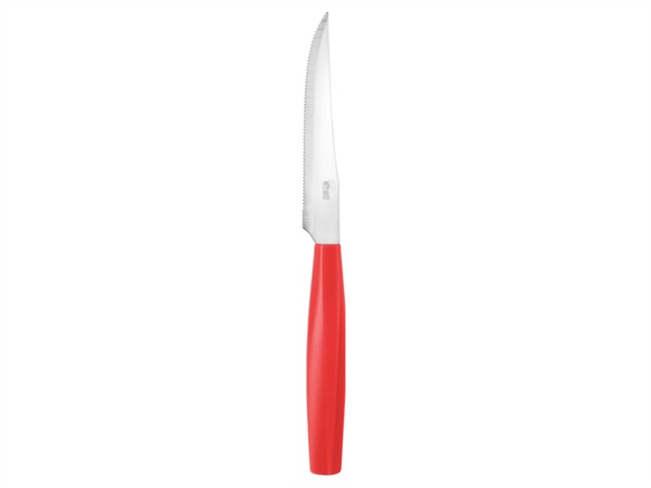 ABERT Exagona, set 6 coltelli bistecca, rosso