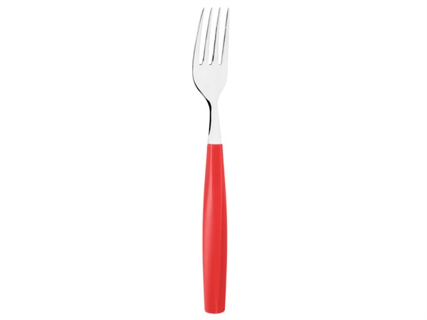 ABERT Exagona, set 6 forchette tavola, rosso
