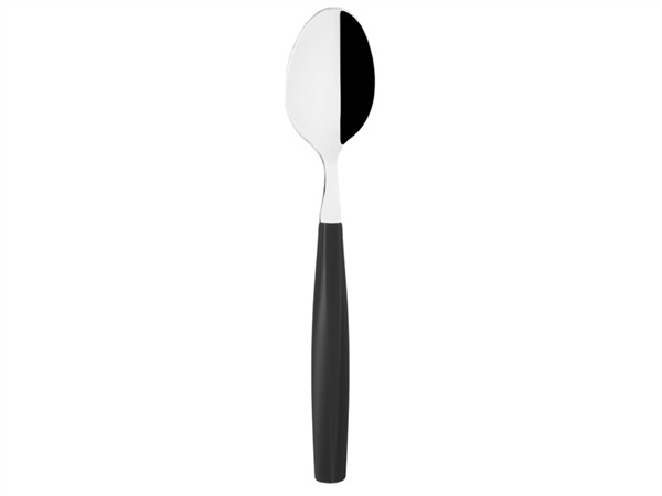 ABERT Exagona, set 6 cucchiai tavola, nero
