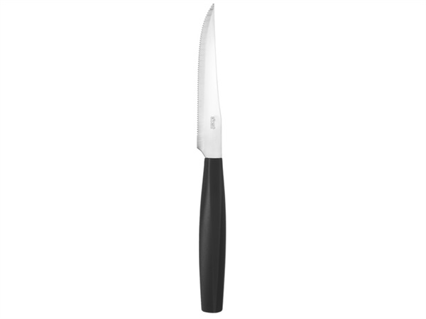 ABERT Exagona, set 6 coltelli bistecca, nero