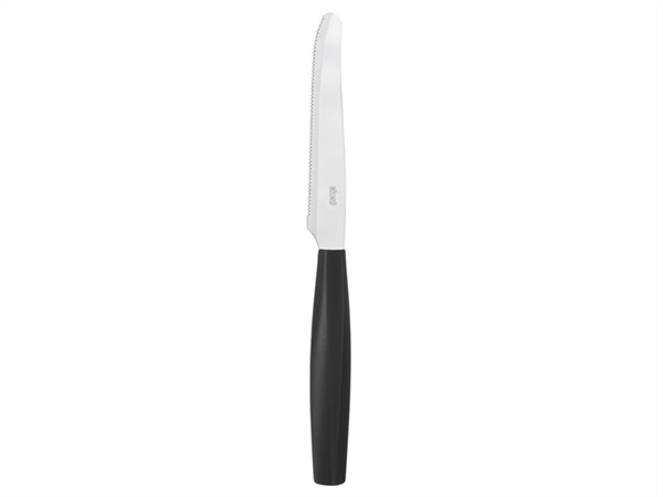 ABERT Exagona, set 6 coltelli tavola, nero