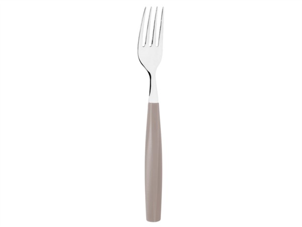 ABERT Exagona, set 6 forchette tavola, tortora