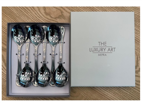 MEPRA S.P.A. Luxury, 6 cucchiai zuppa boheme