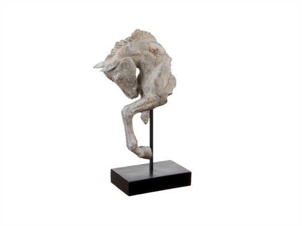 L'OCA NERA Scultura decorativa cavallo