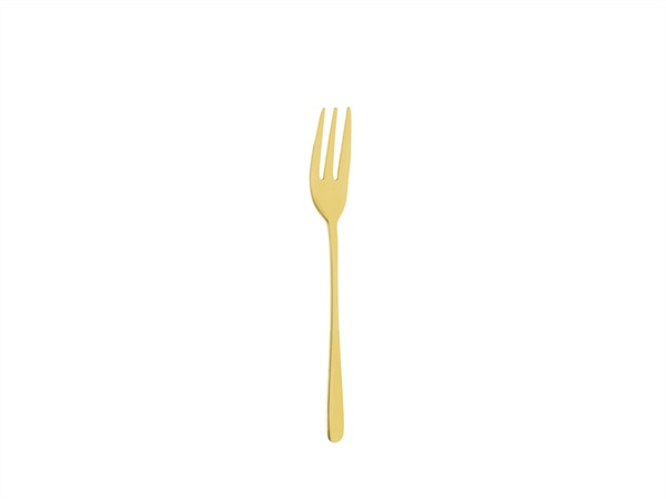 ABERT Bean, set 2 forchette dolce, oro lucido