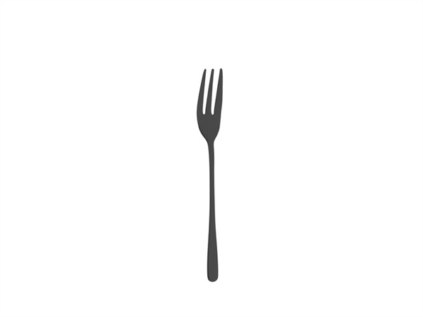 ABERT Bean, set 2 forchette dolce, nero