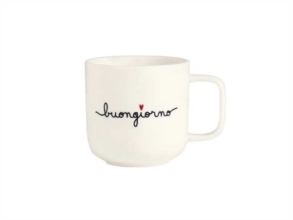 SIMPLE DAY LIVING & LIFESTYLE Mug bianca Buongiorno