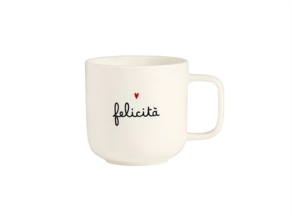 SIMPLE DAY LIVING & LIFESTYLE Mug bianca Felicità