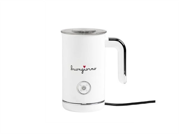 SIMPLE DAY LIVING & LIFESTYLE Montalatte elettrico bianco Buongiorno