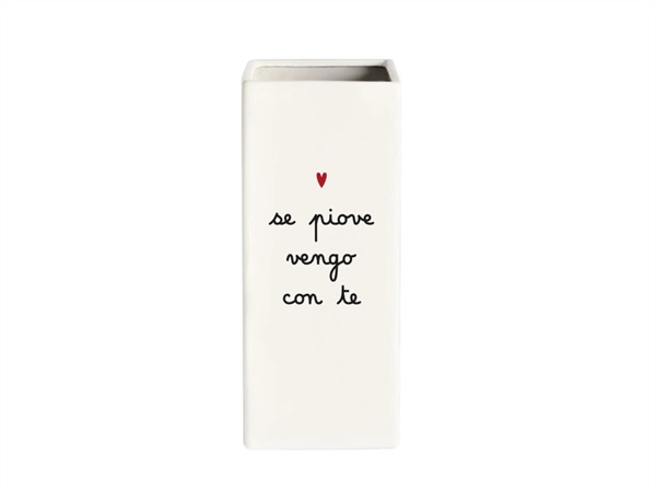 SIMPLE DAY LIVING & LIFESTYLE Portaombrelli in grès Se piove vengo con te