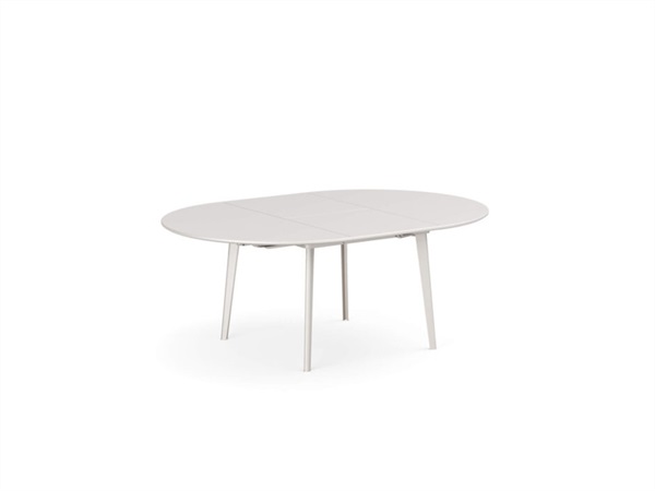 EMU Plus4, tavolo allungabile tondo 138+60 cm, bianco 23