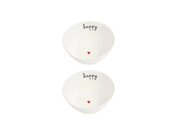 SIMPLE DAY LIVING & LIFESTYLE Set 2 Coppette in gres happy Ø15 cm