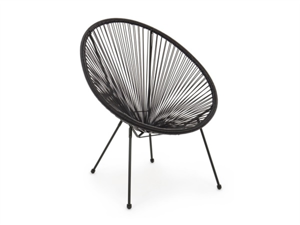 BIZZOTTO Parker, poltrona nera