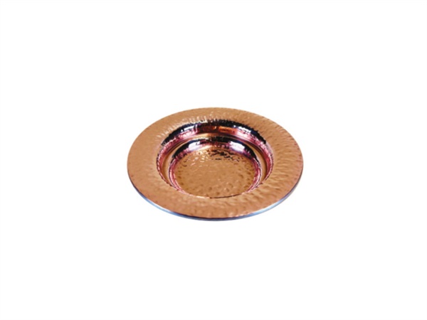 PENTOLE AGNELLI Upside Down, Piattino in Copper 3 martellato Ø 09 cm