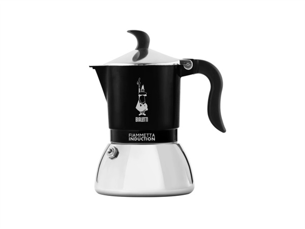 BIALETTI INDUSTRIE Fiammetta induzione a 4 tazze nera