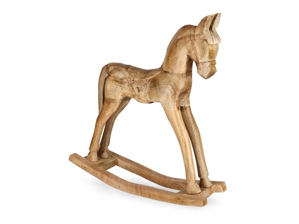 BIZZOTTO Cavallino a dondolo archer marrone