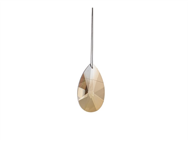 BIZZOTTO Pendaglio eldrid in vetro goccia ambra, h 6,5 cm