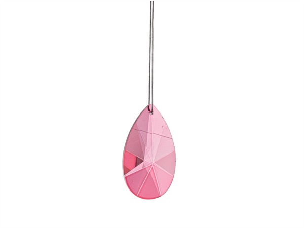 BIZZOTTO Pendaglio eldrid in vetro goccia rosso, h 6,5 cm