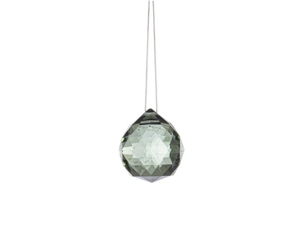 BIZZOTTO Pendaglio eldrid in vetro goccia verde, Ø 4,5xh5 cm