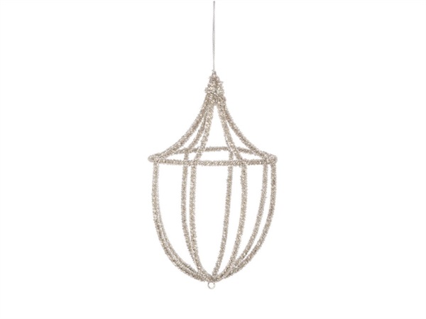 BIZZOTTO Pendaglio reecy lampadario argento, 13x20 cm