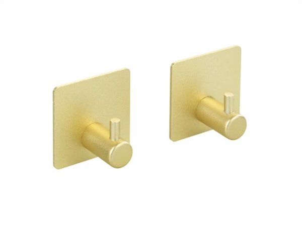 WENKO Ganci da parete Ureo Oro, 2 pz