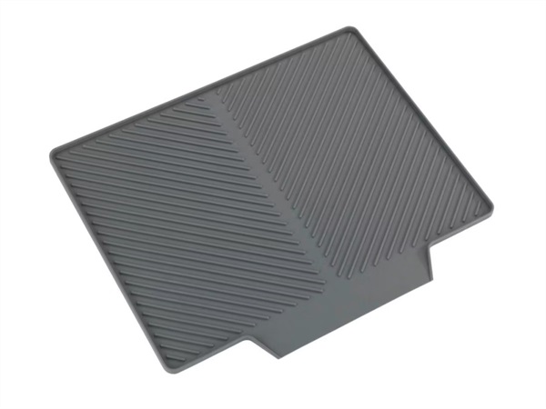 WENKO Tappetino scolapiatti  Nelia Maxi grigio 40 x 35