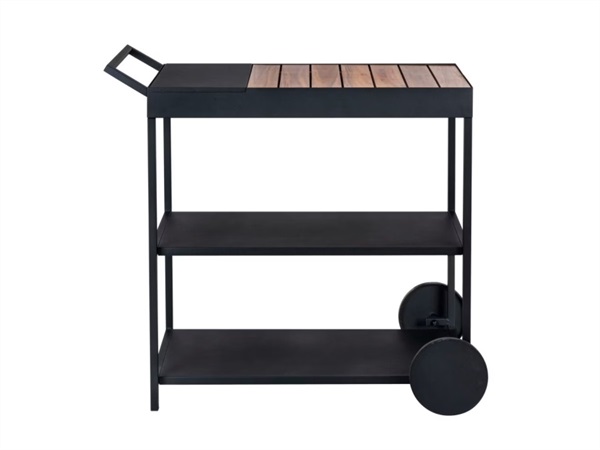 WENKO Carrello di servizio Miro in legno di acacia