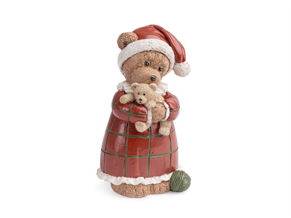BIZZOTTO Orso jeff stand con orsetto h12,5