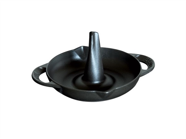 STAUB Girarrosto verticale nero, Ø 24 cm