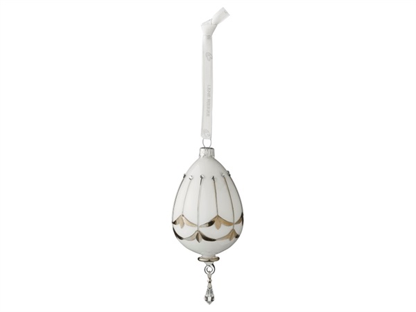 LENE BJERRE DENMARK Ornamento a goccia in vetro per albero di natale Gelia, Lene Bjerre Denmark, Ø 5,5 cm