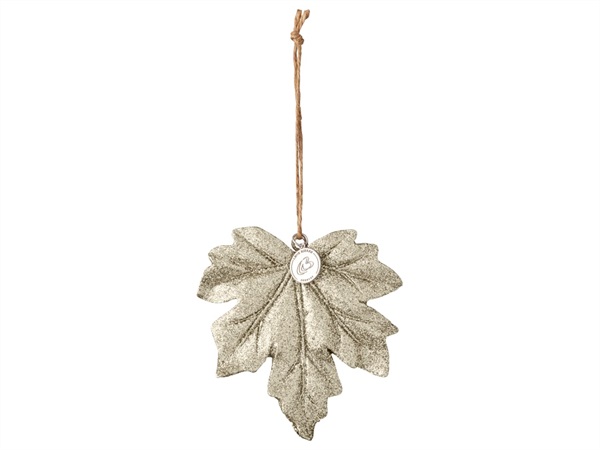 LENE BJERRE DENMARK Ornamento foglia Serafina, Lene Bjerre, oro