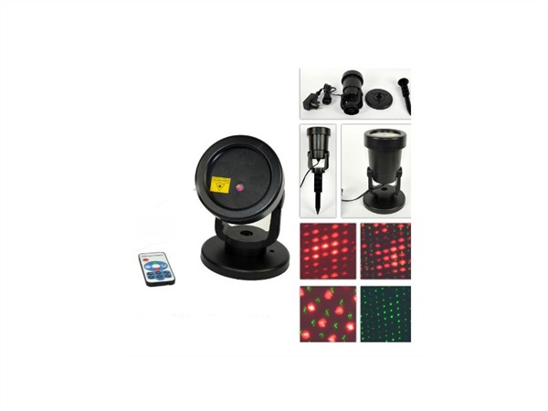 FIRMO BATTISTA E FIGLI Proiettore laser giochi vari, multicolor, con sensore crepuscolare e telecomando