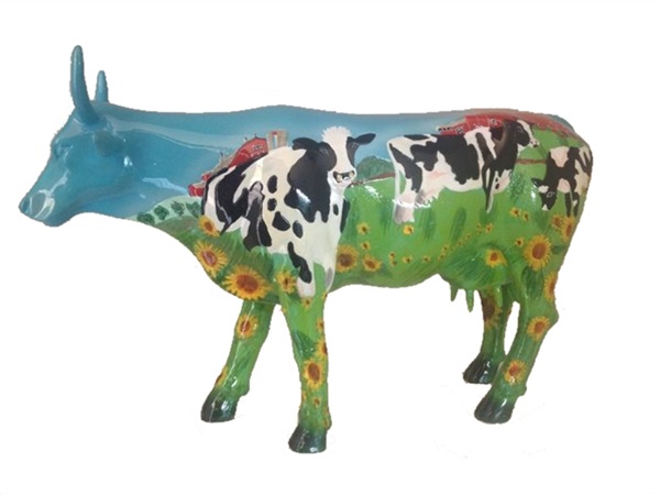 COWPARADE cow barn