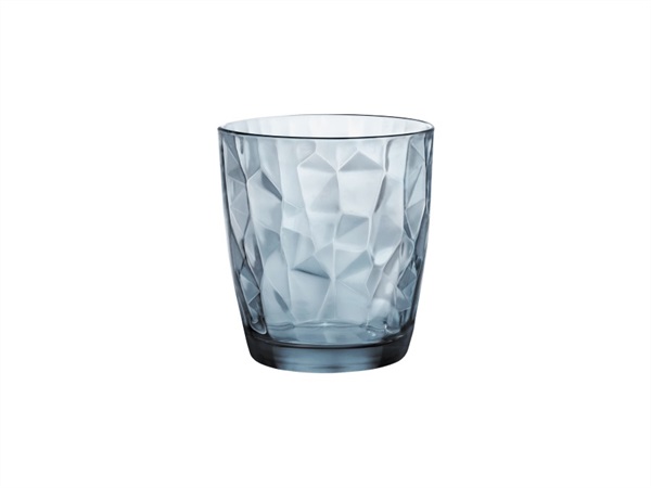 BORMIOLI ROCCO Bicchiere da acqua DIAMOND OCEAN BLUE,30,5 cl, CONFEZIONE 3 PZ