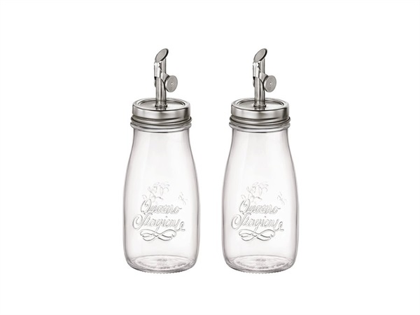 BORMIOLI ROCCO Quattro Stagioni Bottiglia con tappo olio Ø 56 mm, 40 cl confezione 2 pz