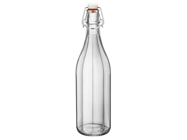 BORMIOLI ROCCO Bottiglia Oxford con tappo ermetico bianco, 100 cl