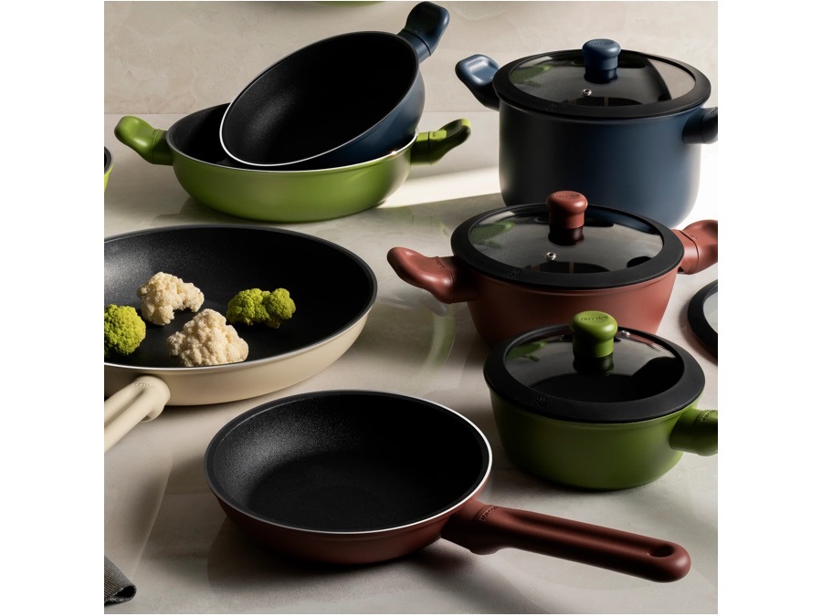 FRATELLI GUZZINI S.P.A. Cook&color, padella Ø24 cm, Rosso mattone