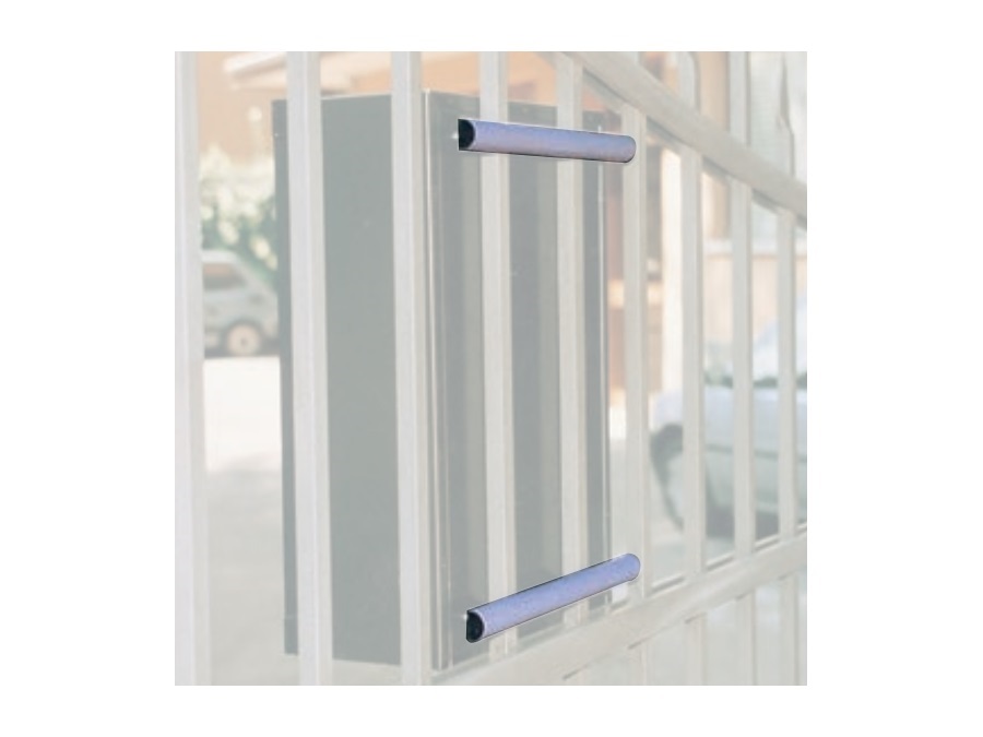 ALUBOX Coppia traversini per fissaggio cassette postali alluminio
