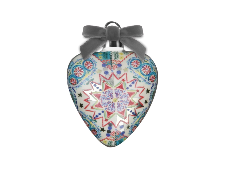 BACI MILANO cosy xmas platino - cuore bombato