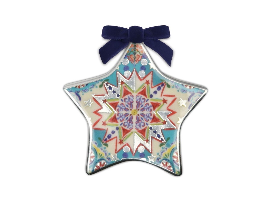 BACI MILANO cosy xmas platino - stella piatta
