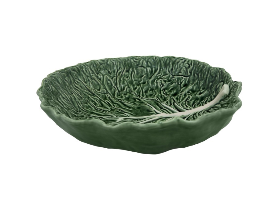 BORDALLO PINHEIRO Couve, insalatiera grande verde 40 cm