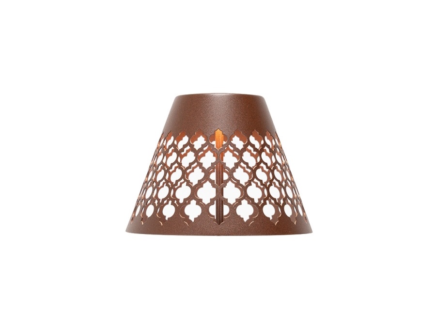 ZAFFERANO S.R.L. Cover damascata per swap Ø12,4x9 cm - corten