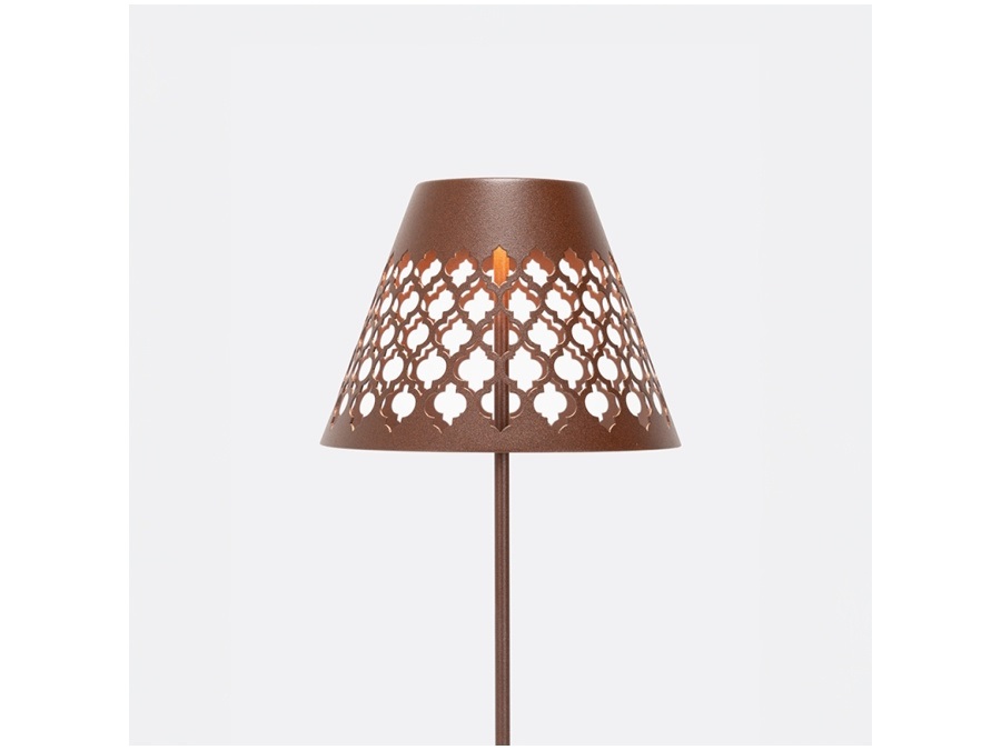 ZAFFERANO S.R.L. Cover damascata per swap Ø12,4x9 cm - corten
