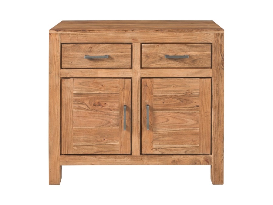 NOVITA' HOME Credenza 2 cassetti e 2 sportelli in legno