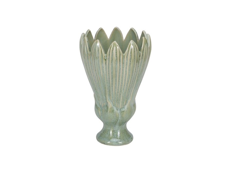 RITUALI DOMESTICI Crocus, vaso verde - Ø13,5x21h cm
